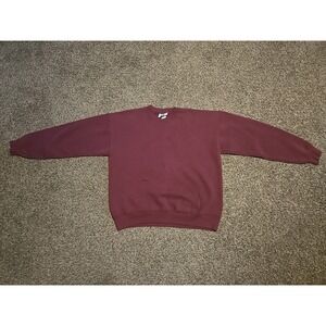 Vintage Sweatshirt Mens XL Blank 90s Made In USA Crewneck Lee Sport Burgundy